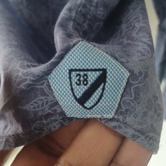 Daniel Cremieux Blue Casual Button Down Shirt  L - Picture 3 of 8